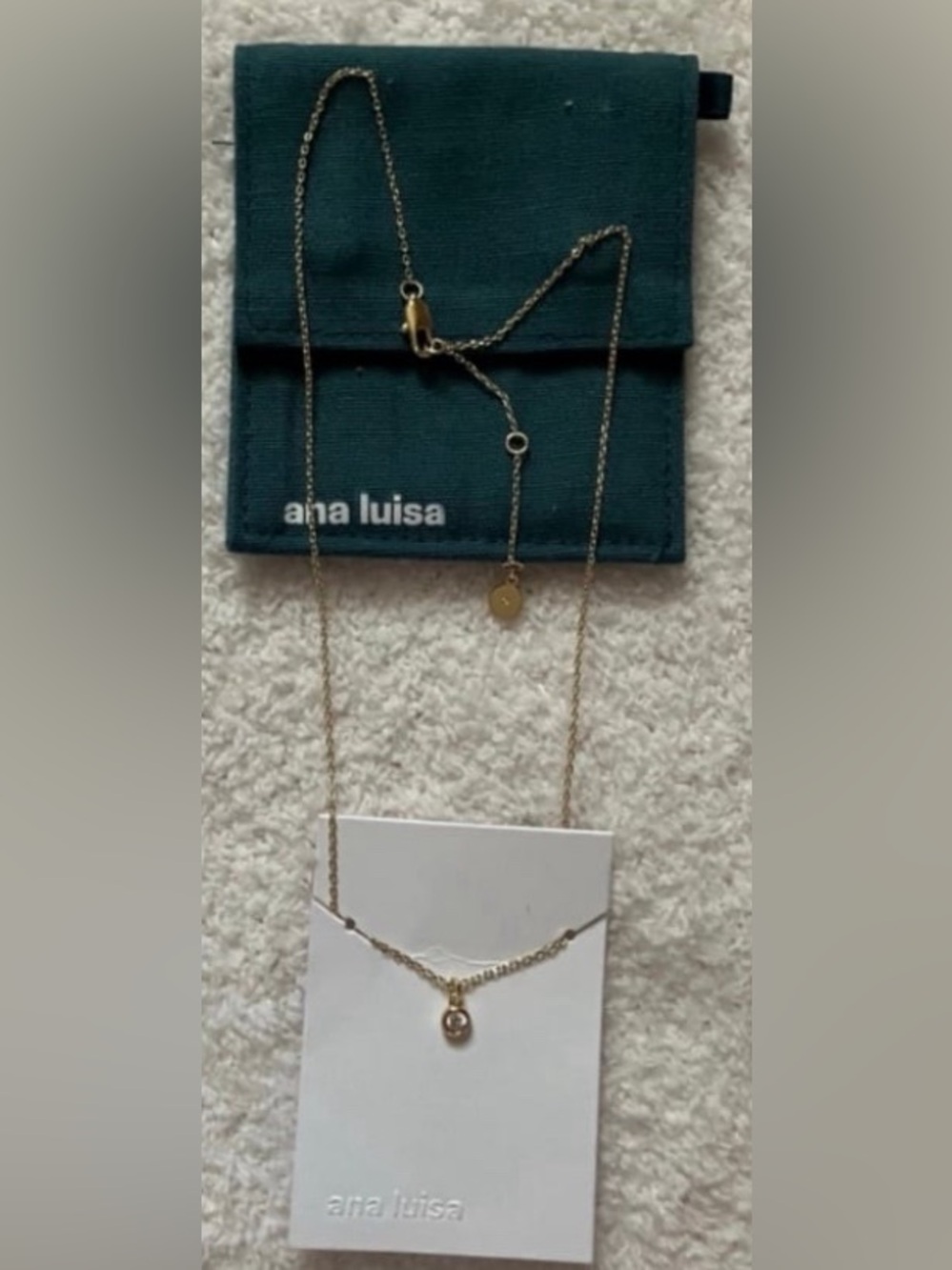 Ana Luisa Gold Selina Mini CZ Necklace